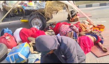 गाजीपुर : 8 कुम्भ यात्रियों की सड़क हादसे में दर्दनाक मौत, दर्जनों घायल