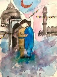 गले लगाकर कहो, ईद मुबारक हो!