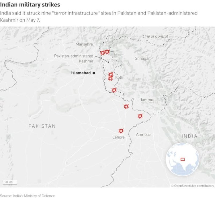 आपरेशन सिंदूर : हमले कहाँ हुए..