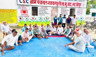 शक्करपुर के ग्रामीणों ने जनहित में रेलवे अंडर पास बनाने की किया मांग