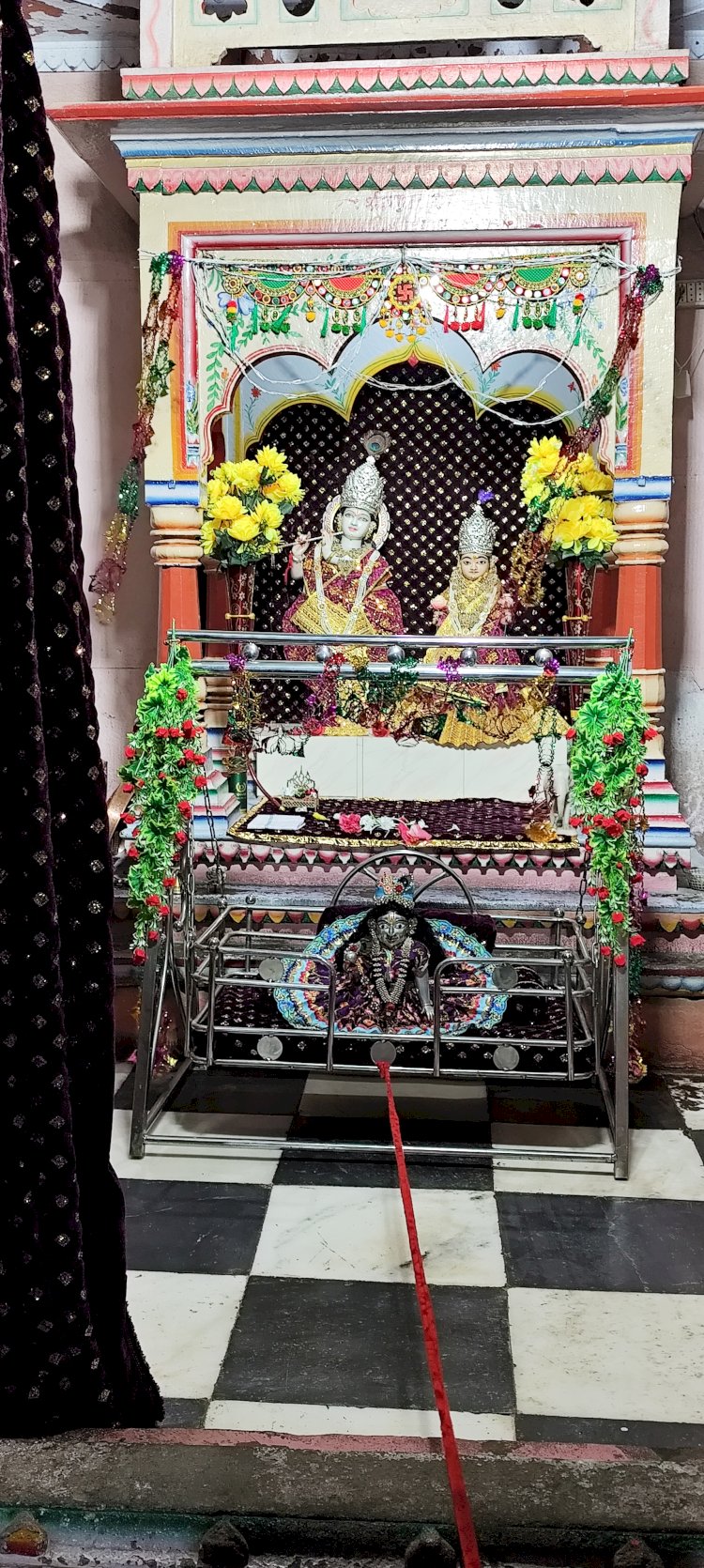 राधे कृष्ण पंचमंदिर में श्रीकृष्ण जन्मोत्सव पर छठिहार एवं भंडारे का आयोजन